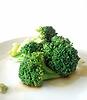 Broccoli with wasabi sauce