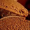 Sliced desem bread, showing the crumb