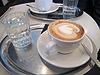 Heart shaped cappuchino