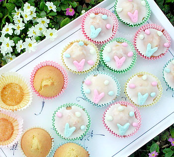 image: Easter Bunny Cupcakes