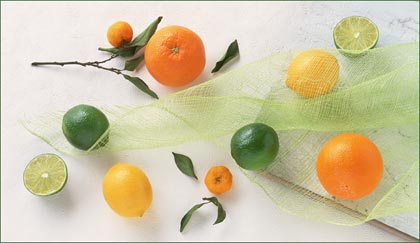 oranges, lemons, limes