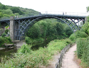 The famous Ironbridge ironbridge-bridge